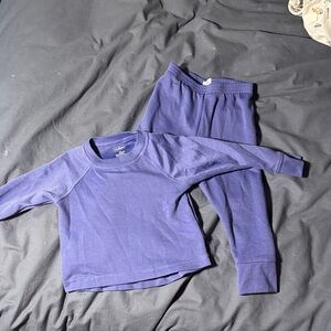 Kids purple Thermal Set